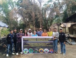 Aliansi Mahasiswa dan Pemuda Toraja Menyalurkan Bantuan Sosial kepada Korban Kebakaran di Tikala dan Buntupepasan