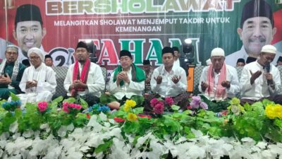 Pemuda Rubaru Gaungkan Dukungan untuk Paslon FAHAM Melalui Sholawat