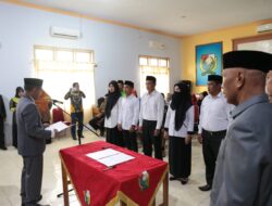 Pjs Bupati Lantik Anggota BPD 5 Desa di Majene