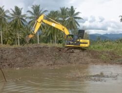 BWS Sulbar Normalisasi Sungai Matakali, Warga Bernapas Lega