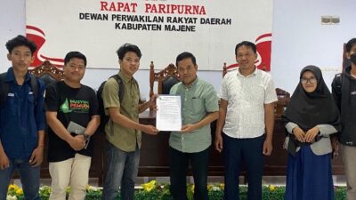 DPRD Majene Terima Tuntutan Mahasiswa, Siap Kawal Penempatan PPPK