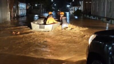 Akibat Hujan Deras, Banjir Landa Sejumlah Wilayah di Mamuju
