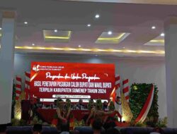 KPU Sumenep Menggelar Pengesahan Penetapan Hasil Pilkada Sumenep 2024