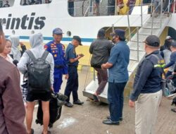 Polres Majene Kawal Arus Balik di Pelabuhan Passarang