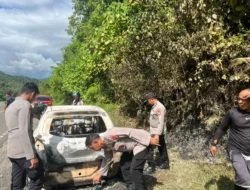 Kendaraan Minibus Terbakar di Ulumanda, Minyak Nilam Seharga Rp240 Juta Lenyap