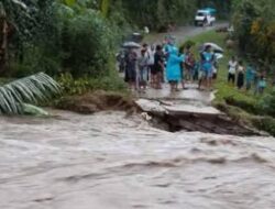 BPBD Sulbar-Polman Gerak Cepat Atasi Jembatan Rusak di Matangnga Pasca Banjir