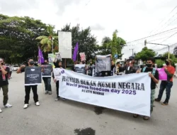Aksi AJI Mandar Peringati Hari Kebebasan Pers di Tengah Meningkatnya Kekerasan