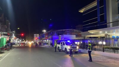 Cegah Aksi Balap Liar, Satlantas Polres Majene Patroli Blue Light