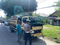 Tingkatkan Keselamatan Berlalu Lintas, Satlantas Polres Majene Tertibkan Kendaraan Over Load