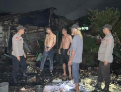Kios Kosong di Pasar Terminal Lama Polewali Ludes Terbakar, Diduga Korsleting Listrik