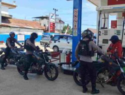 Antisipasi Kelangkaan BBM, Polresta Mamuju Perketat Pengawasan SPBU dan Siaga 24 Jam