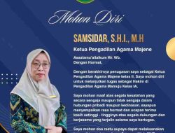Mutasi Peradilan Agama: Samsidar Tinggalkan Majene, Siap Mengabdi di Mamuju