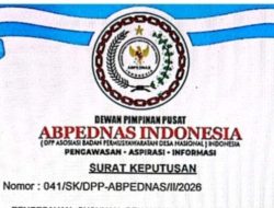 Resmi Disahkan DPP ABPEDNAS, DR. Umar Pimpin DPD Sulawesi Barat Periode 2026–2031