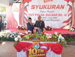 10 Tahun Polda Sulbar, Gubernur Apresiasi Peran Polisi Tak Hanya Jaga Keamanan, tapi Juga Bantu Program Sosial