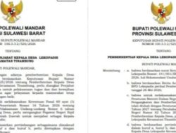 Kepala Desa Lekopadis Resmi Diberhentikan, Pj Ditunjuk Jaga Keberlangsungan Pelayanan