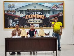 Pererat Kebersamaan, Polres Majene Resmi Buka Turnamen Domino Berstandar PORDI