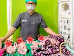 Sejarah Baru RSUD Sulbar: Bayi Kembar Empat Lahir Selamat Melalui Operasi Caesar, Perempuan dan Laki-laki Bergantian