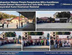 Upacara Pengukuhan Mitra Kamtibmas Polres Majene, Sinergi Polri-Masyarakat Wujudkan Ketahanan Keamanan Berbasis Kearifan Lokal