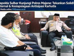 Musim Kemarau Masih Berlangsung, Kapolda Sulbar Ingatkan Polres Majene Waspadai Potensi Karhutla