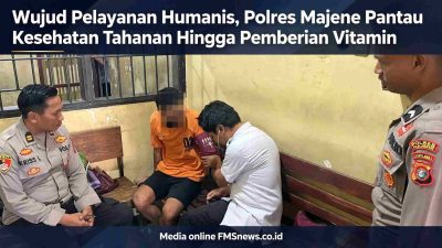 Jaminan Kesehatan Tahanan, Si Dokkes Polres Majene Lakukan Pemeriksaan Rutin & Berikan Multivitamin