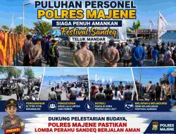 Dukung Pelestarian Budaya, Polres Majene Pastikan Lomba Perahu Sandeq Berjalan Aman