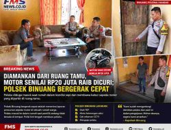 Pintu Belakang Dibobol, Motor Honda Beat Hilang; Polisi Imbau Warga Perketat Keamanan