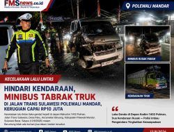 Laka Ganda, Dua Kendaraan Rusak — Polisi Imbau Pengendara Tingkatkan Kewaspadaan