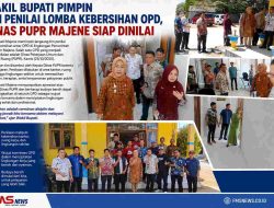 Jaga Kualitas Lingkungan Kerja, Dinas PUPR Majene Sambut Penilaian Lomba Kebersihan Kantor