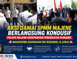 Aksi Damai SPMM Majene Berlangsung Kondusif, Polres Majene Kedepankan Pendekatan Humanis