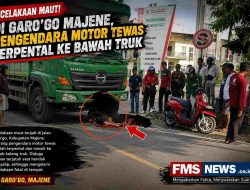 Kecelakaan Maut di Garo’go Majene, Pengendara Motor Tewas Terpental ke Bawah Truk